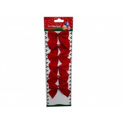 MOÑO 6.5CM X6 ROJO