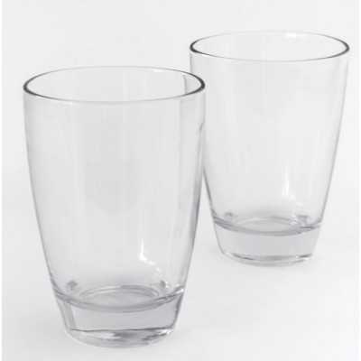VASO VID. PAMPA TRANSP. 400ML