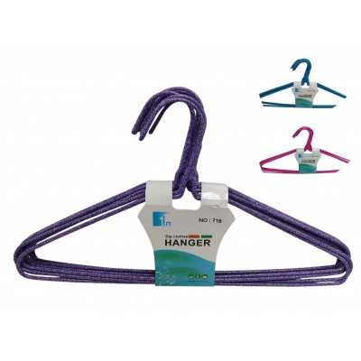 PERCHA ROPA ALAMB.COLOR 36 CM