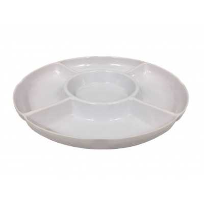 COPETINERO MELAMINA 9" BLANCA