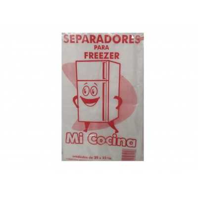 SEPARADORES P/FREEZER X 100  20 X 25