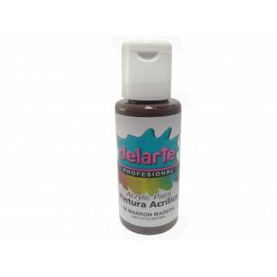 PINTURA ACRIL. MARRON MADERA POTE 50 GR