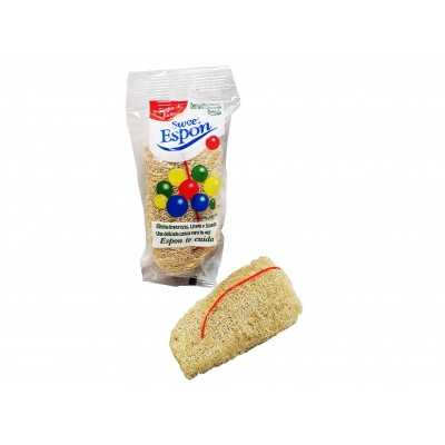 ESPONJA P/BAÑO VEGETAL CHICA C/CUERDA