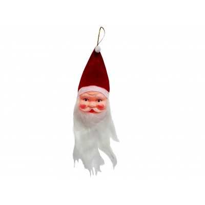  COLGANTE CARA PAPA NOEL PLAST.28 CM