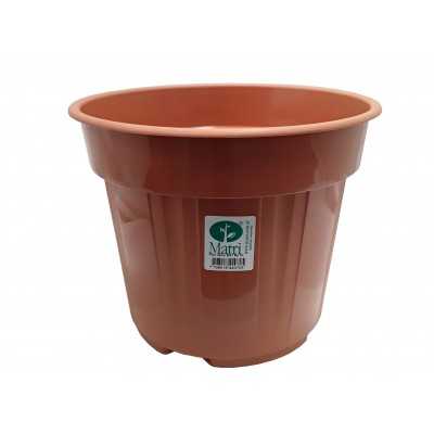 MACETA PAULA 24CM BARRO
