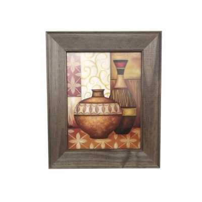 CUADRO MADERA 17X22 CM MOLD. 44MM SURTIDA