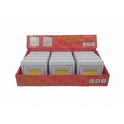 LUZ TOQUE CUADRADA 8.5 CM