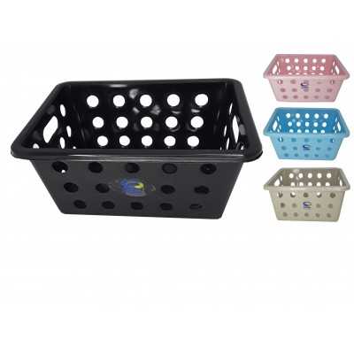 CANASTO PLAST. ORGANIZADOR CHICO 16X12X8 (COL. NEUTROS)
