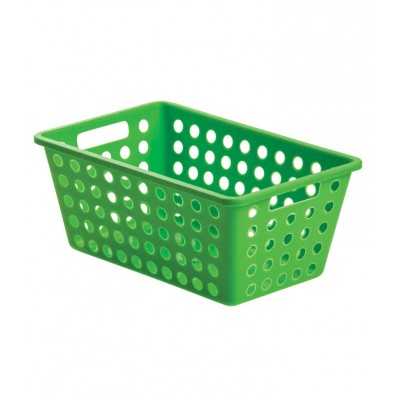 CANASTO PLAST. ORGANIZADOR GRANDE 26X16X12 (COL. NEUTROS)
