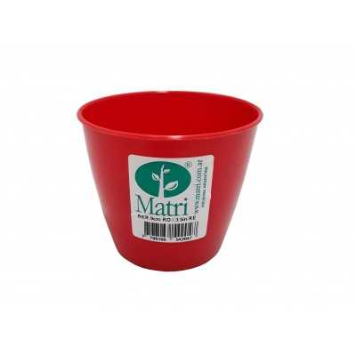 MACETA BERTA 9 CM ROJA