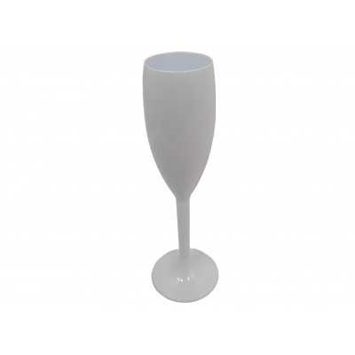 COPA ACRILICA CHAMPAGNE 160 CC BLANCA PLENO