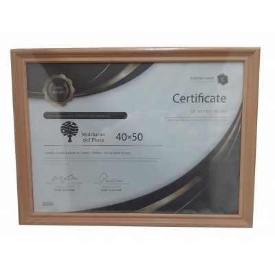 P/DIPLOMA MAD. 40X50 CM MOLD. INGLESA