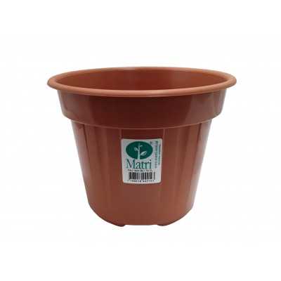 MACETA PAULA 18CM BARRO