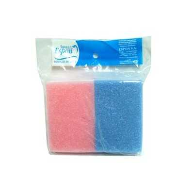 ESPONJA P/BAÑO RECT. X 2