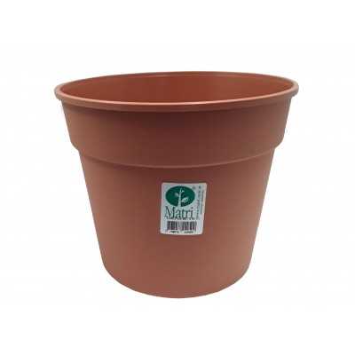 MACETA COMUN 21CM BARRO