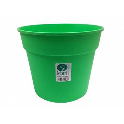  MACETA COMUN 21CM VERDE (NUEVA)