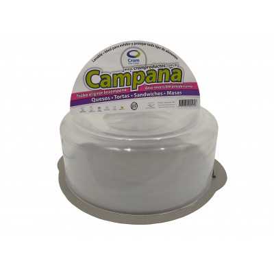 CAMPANA PLAST. P/ALIMENTOS RED. 30 CM