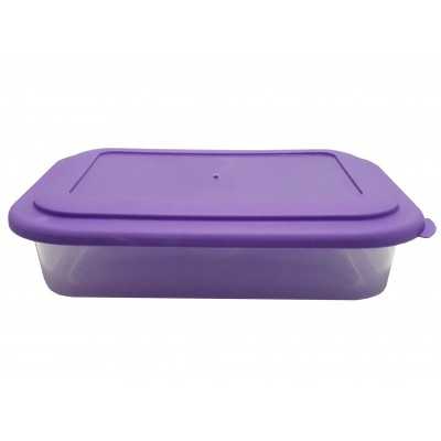 HERMETICO RECT. C/TAPA 0,8 LTS