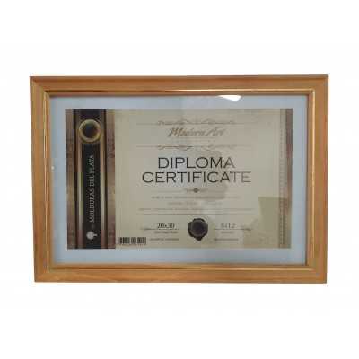 P/DIPLOMA MAD. 20X30 CM PARAISO