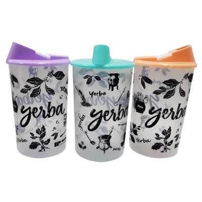 VERTEDOR PLAST. RED. DEC. P/YERBA 500 CC