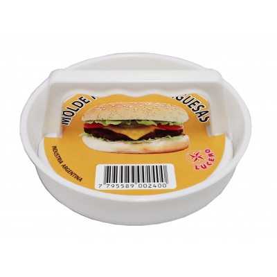 MOLDE P/HAMBURGUESAS PLASTICO