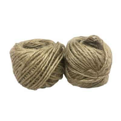 HILO YUTE NATURAL GRUESO 20 MTS