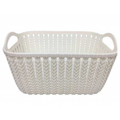 CANASTO PLAST. (SIMRAT) C/MANIJAS 25X18X12.5CM