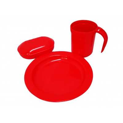  PLATO C/MUG Y JABONERA ESCOLAR