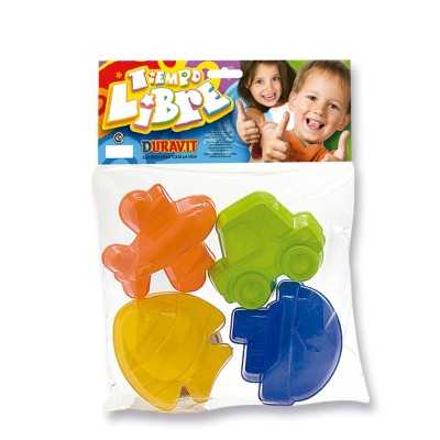 MOLDES DE PLAYA 4 ELEMENTOS (536)