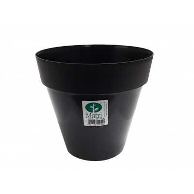 MACETA JOSEPHINE 18CM NEGRA